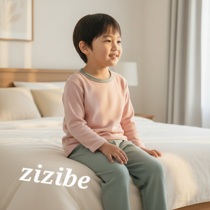 Zizibe - Korean Children Fashion - #minifashionista - Ribbed Easywear - 11