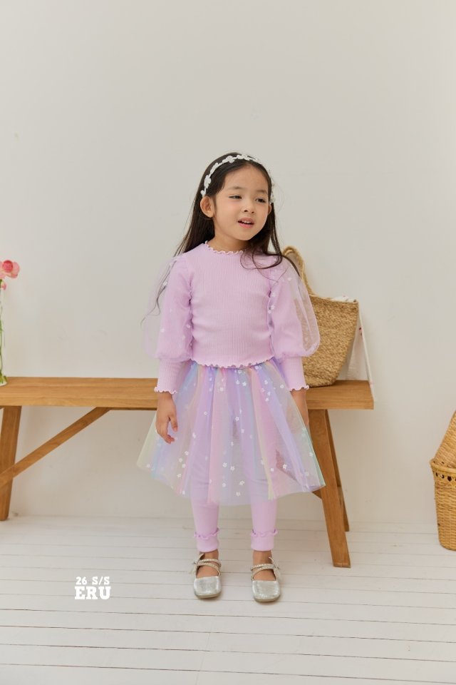 e.ru - Korean Children Fashion - #childofig - Rainbow Skirt Leggings - 6