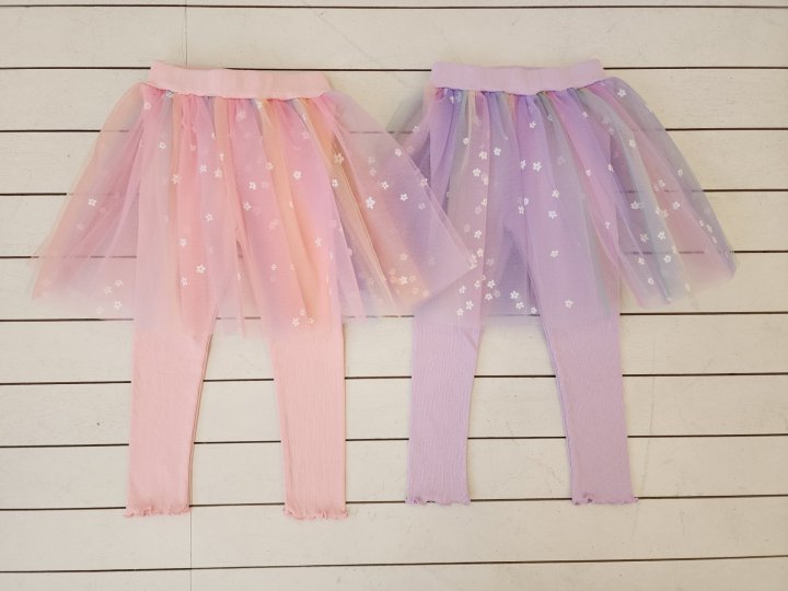e.ru - Korean Children Fashion - #childofig - Rainbow Skirt Leggings - 7