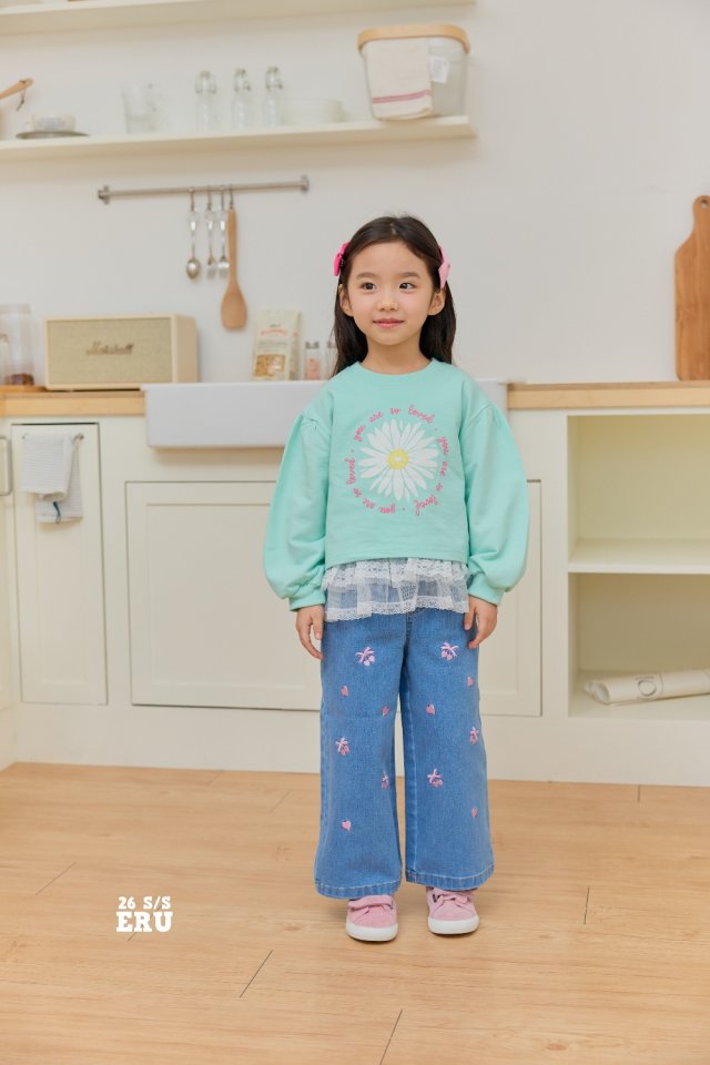 e.ru - Korean Children Fashion - #childofig - Flower Tee - 2