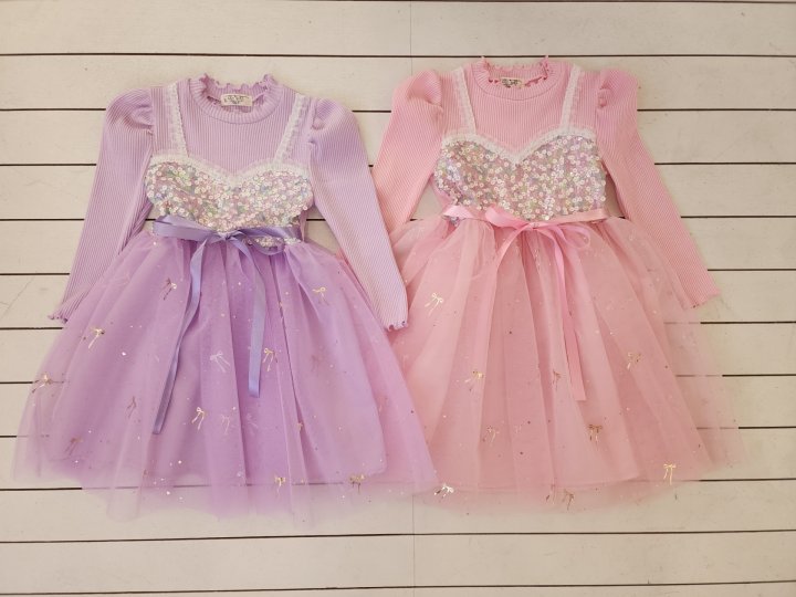 e.ru - Korean Children Fashion - #discoveringself - Sha Ribbon One-piece - 5