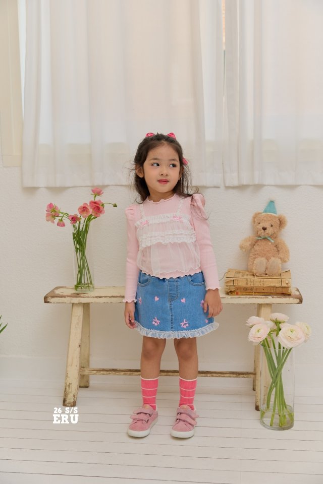 e.ru - Korean Children Fashion - #kidsshorts - Cherry Skirt - 2