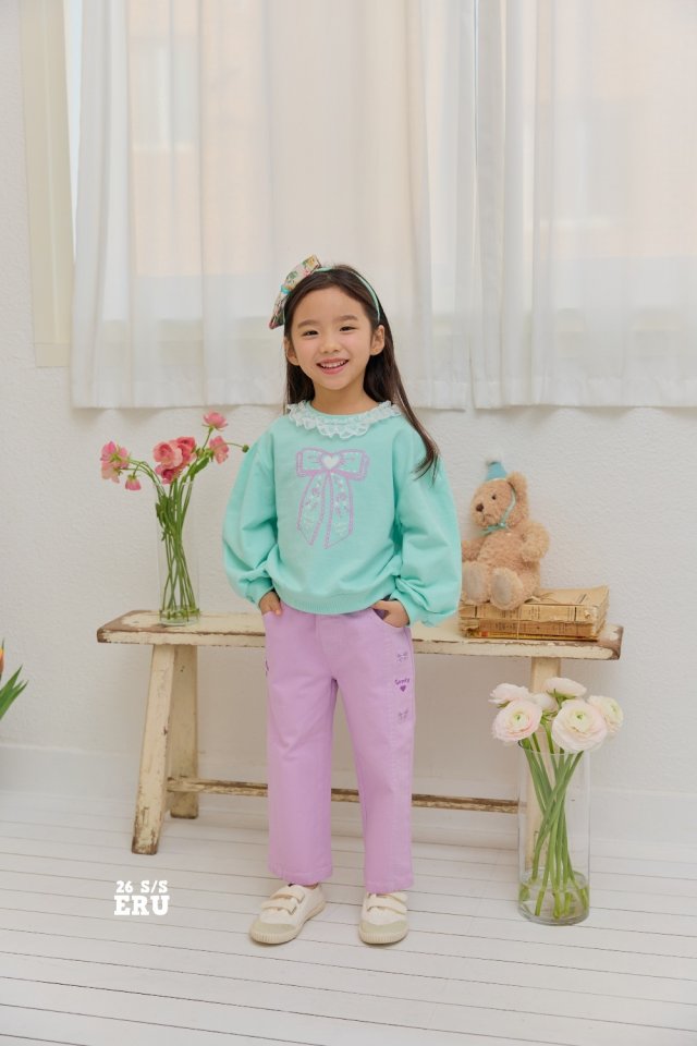 e.ru - Korean Children Fashion - #kidsshorts - Ribbon Tee - 2