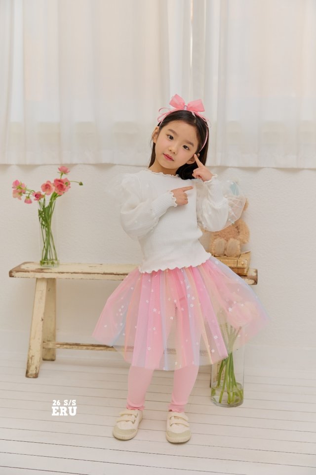 e.ru - Korean Children Fashion - #littlefashionista - Rainbow Skirt Leggings - 2