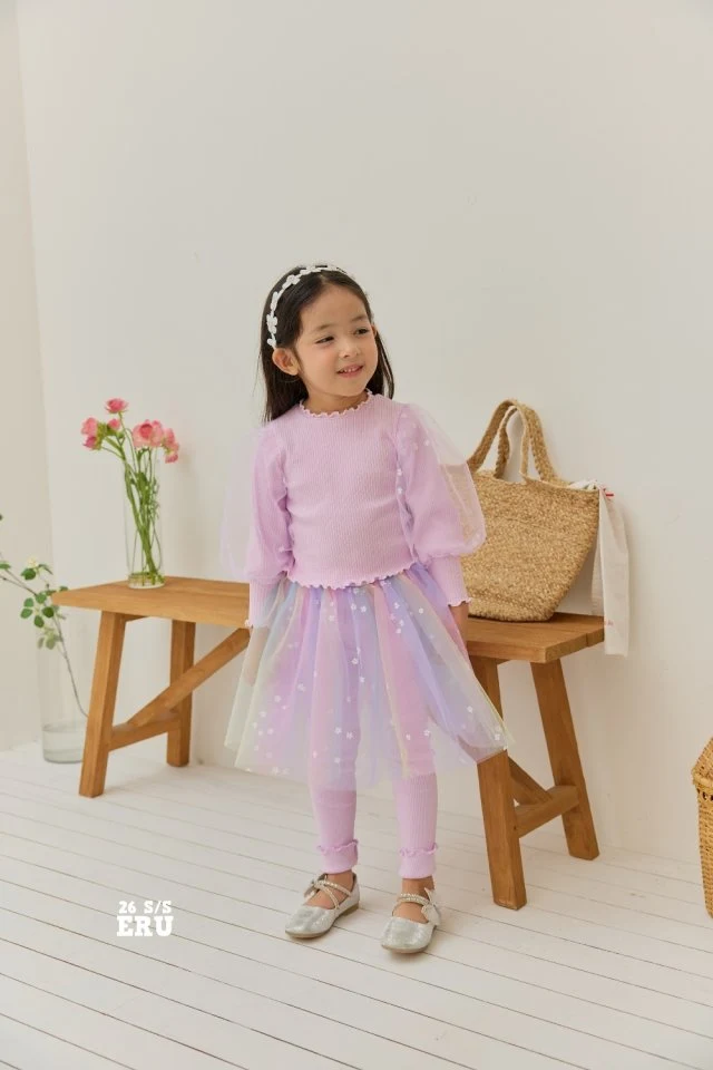 e.ru - Korean Children Fashion - #magicofchildhood - Rainbow Skirt Leggings - 4