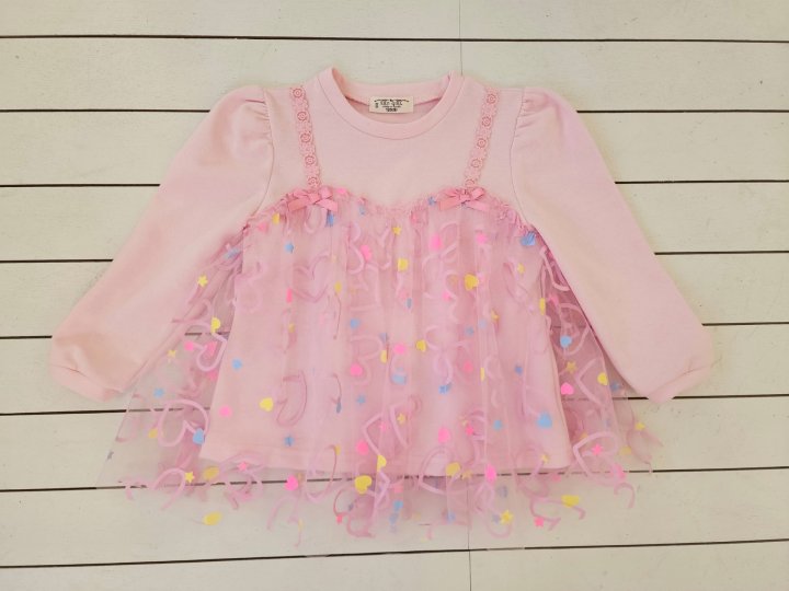 e.ru - Korean Children Fashion - #toddlerclothing - Sha Heart Tee - 4