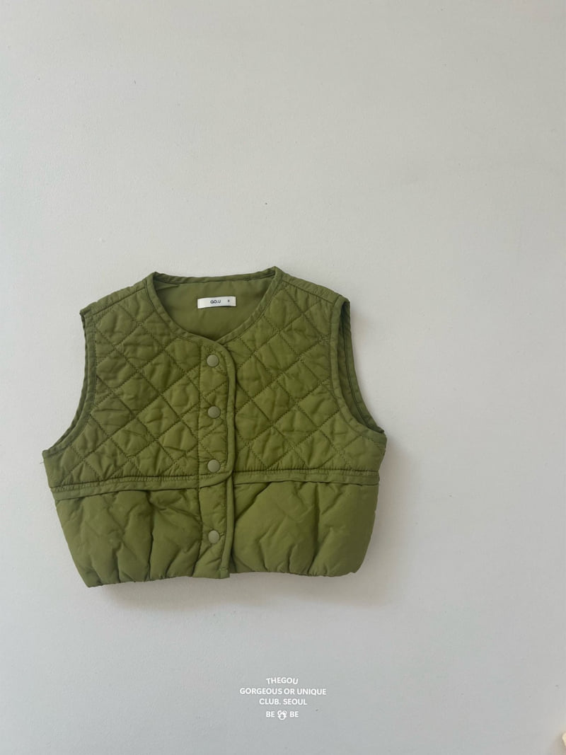 go;u - Korean Baby Fashion - #babyboutiqueclothing - Bebe Divide Vest - 9