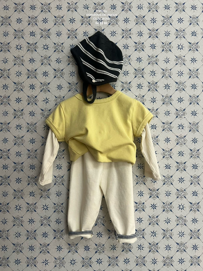 go;u - Korean Baby Fashion - #babyfashion - Bebe Simple Pants - 6