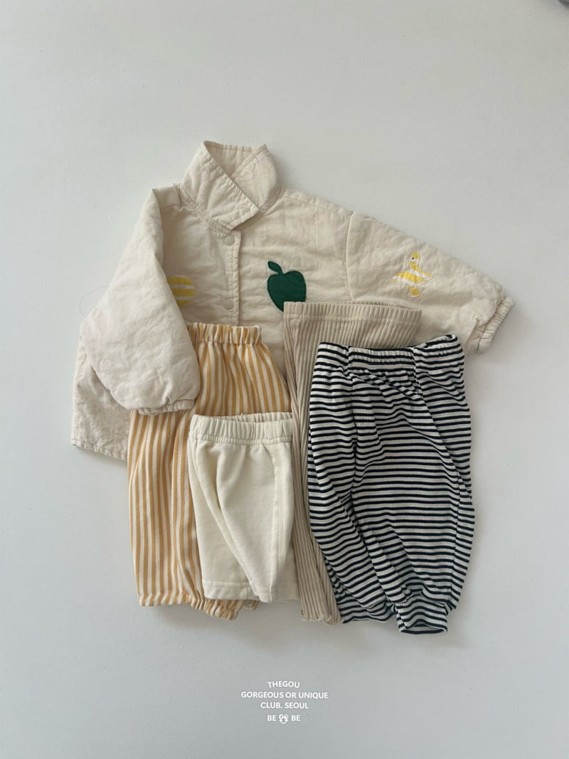 go;u - Korean Baby Fashion - #babylifestyle - Bebe Croffle Pants - 7