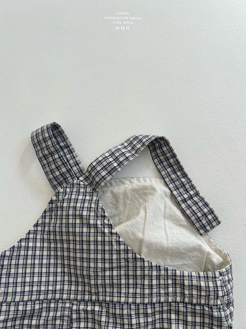 go;u - Korean Baby Fashion - #babyootd - Bebe Patterned Suspender Pants - 10