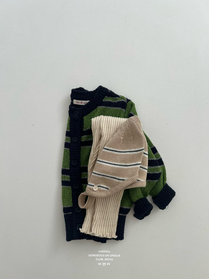 go;u - Korean Baby Fashion - #babyootd - Bebe Multi Cardigan - 10