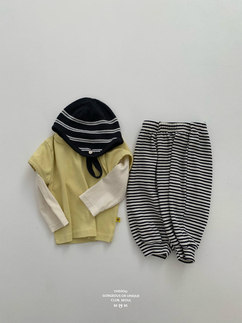 go;u - Korean Baby Fashion - #babyootd - Bebe Croffle Pants - 9