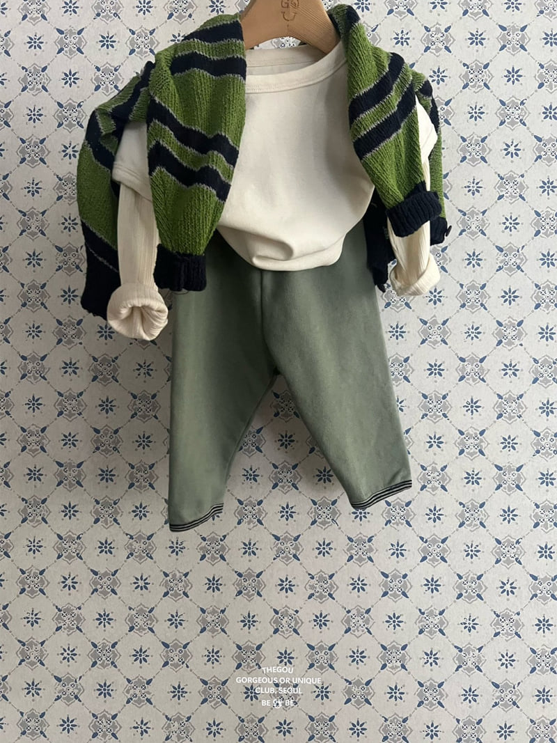 go;u - Korean Baby Fashion - #babyoutfit - Bebe Simple Pants - 12