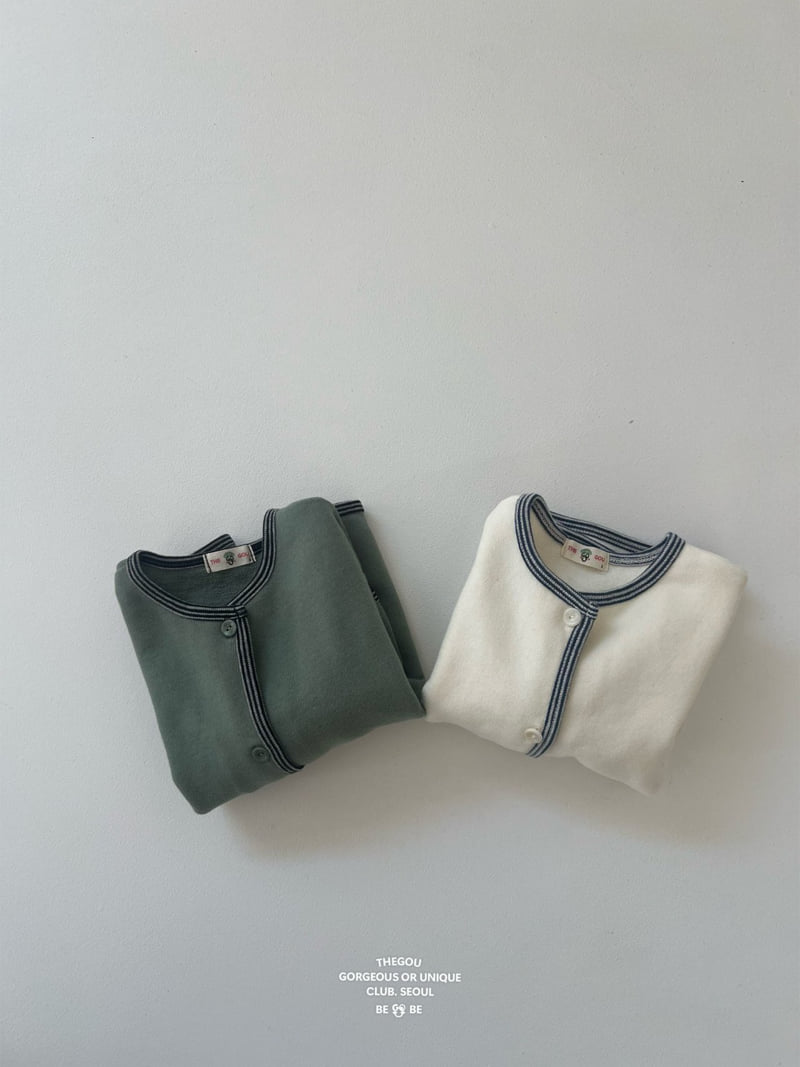 go;u - Korean Baby Fashion - #babyoutfit - Bebe Line Cardigan - 10