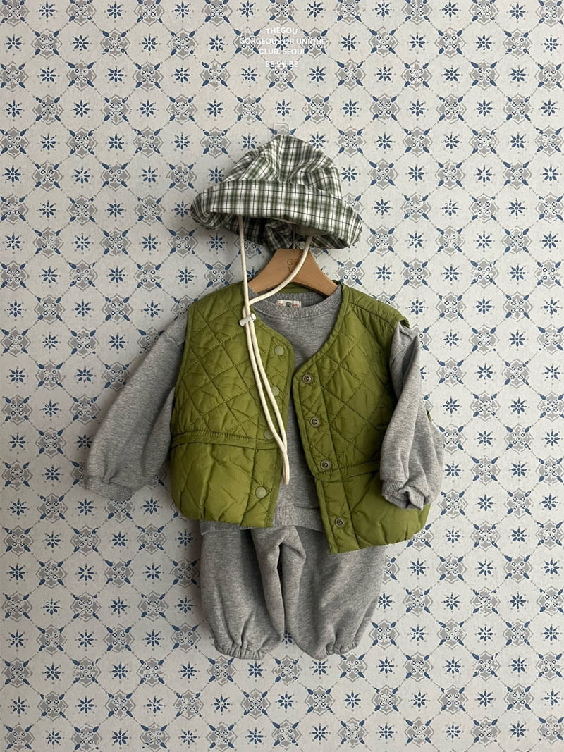 go;u - Korean Baby Fashion - #babyoutfit - Bebe Divide Vest - 2