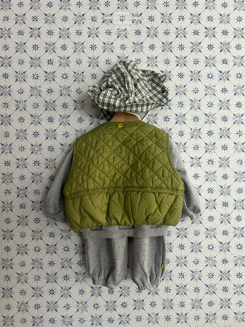go;u - Korean Baby Fashion - #babyoutfit - Bebe Divide Vest - 3