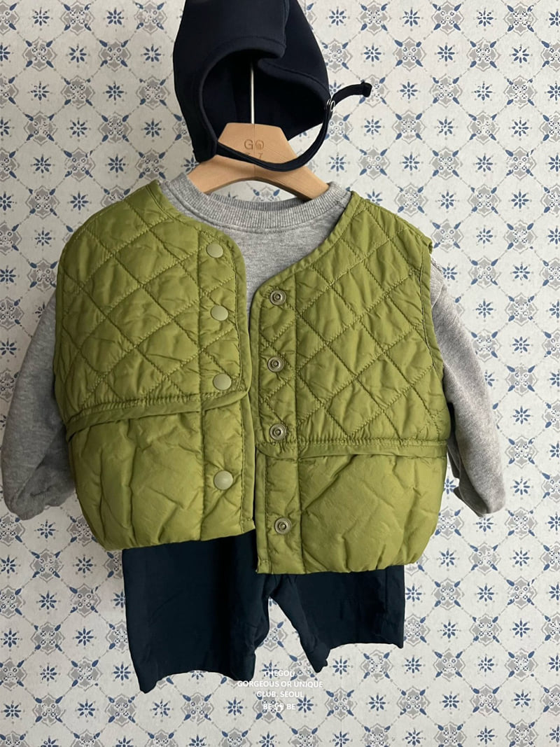 go;u - Korean Baby Fashion - #onlinebabyboutique - Bebe Divide Vest - 5