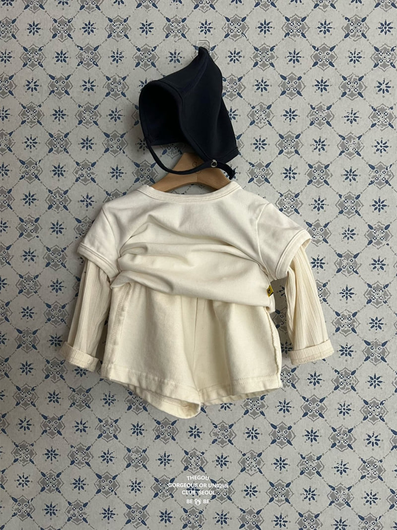 go;u - Korean Baby Fashion - #babywear - Bebe Layered Tee - 4
