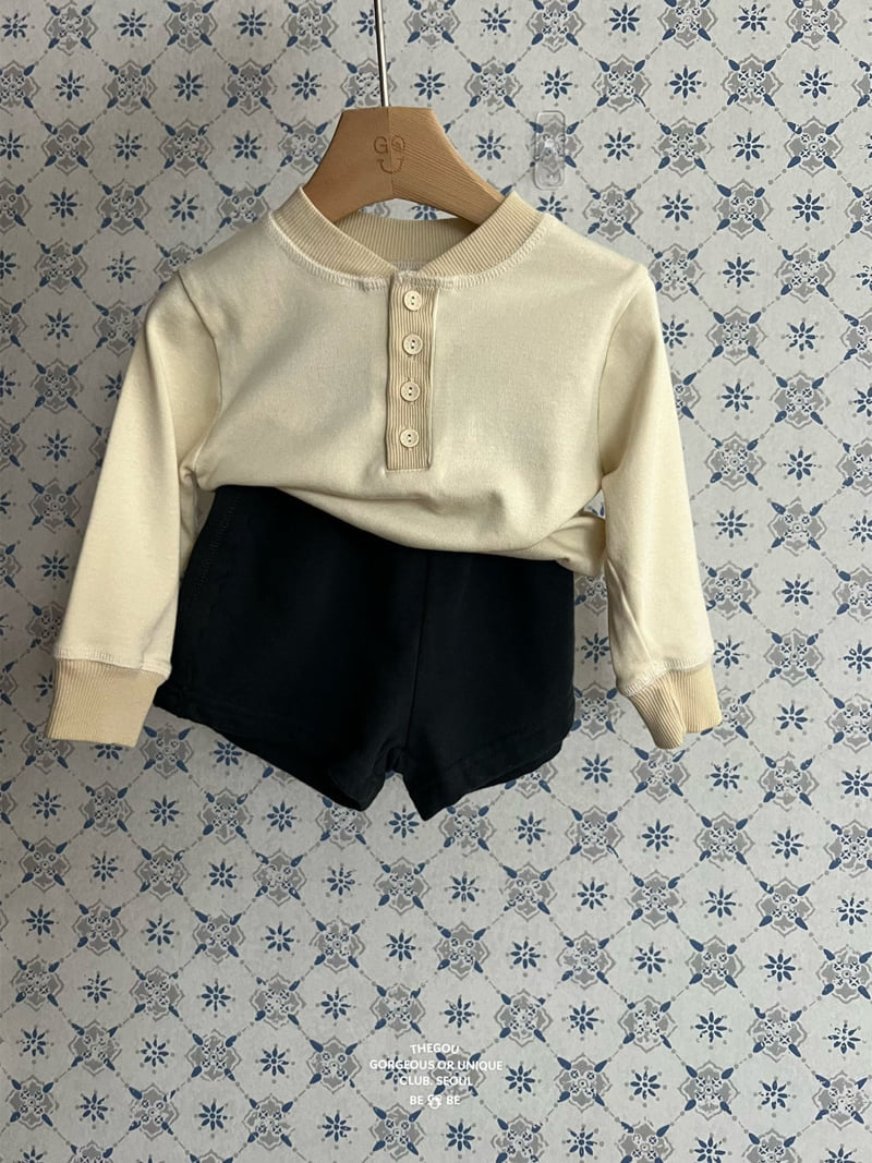 go;u - Korean Baby Fashion - #onlinebabyboutique - Bebe Tone Tone Tee - 3