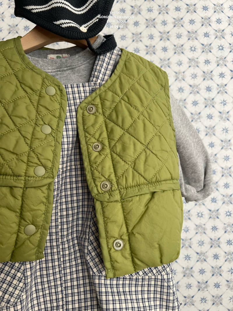 go;u - Korean Baby Fashion - #onlinebabyshop - Bebe Divide Vest - 6