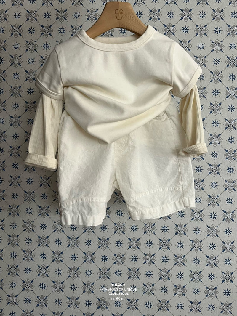 go;u - Korean Baby Fashion - #smilingbaby - Bebe Layered Tee - 6