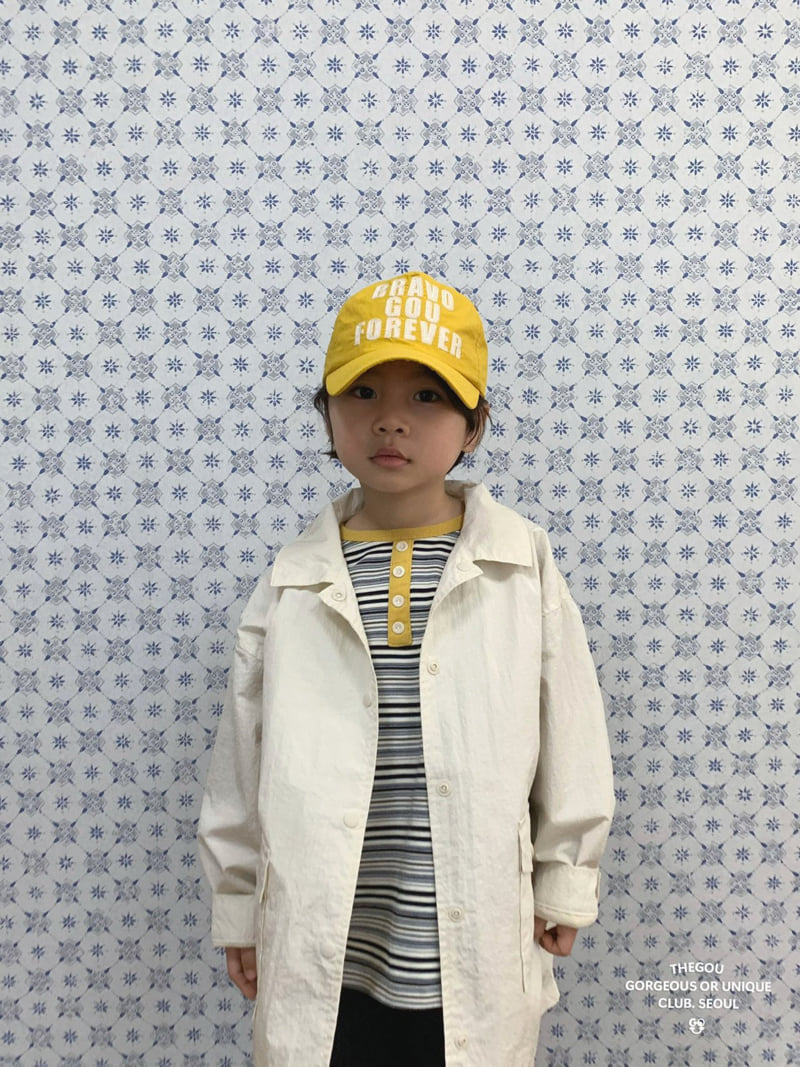 go;u - Korean Children Fashion - #Kfashion4kids - Multi Stripe Tee - 7