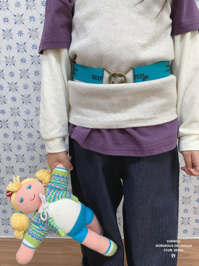 go;u - Korean Children Fashion - #Kfashion4kids - Denim Denim Pants - 5