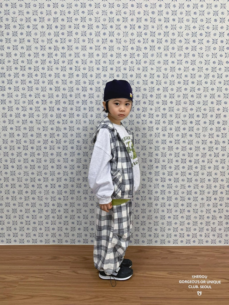go;u - Korean Children Fashion - #Kfashion4kids - Pleated Check Pants - 7