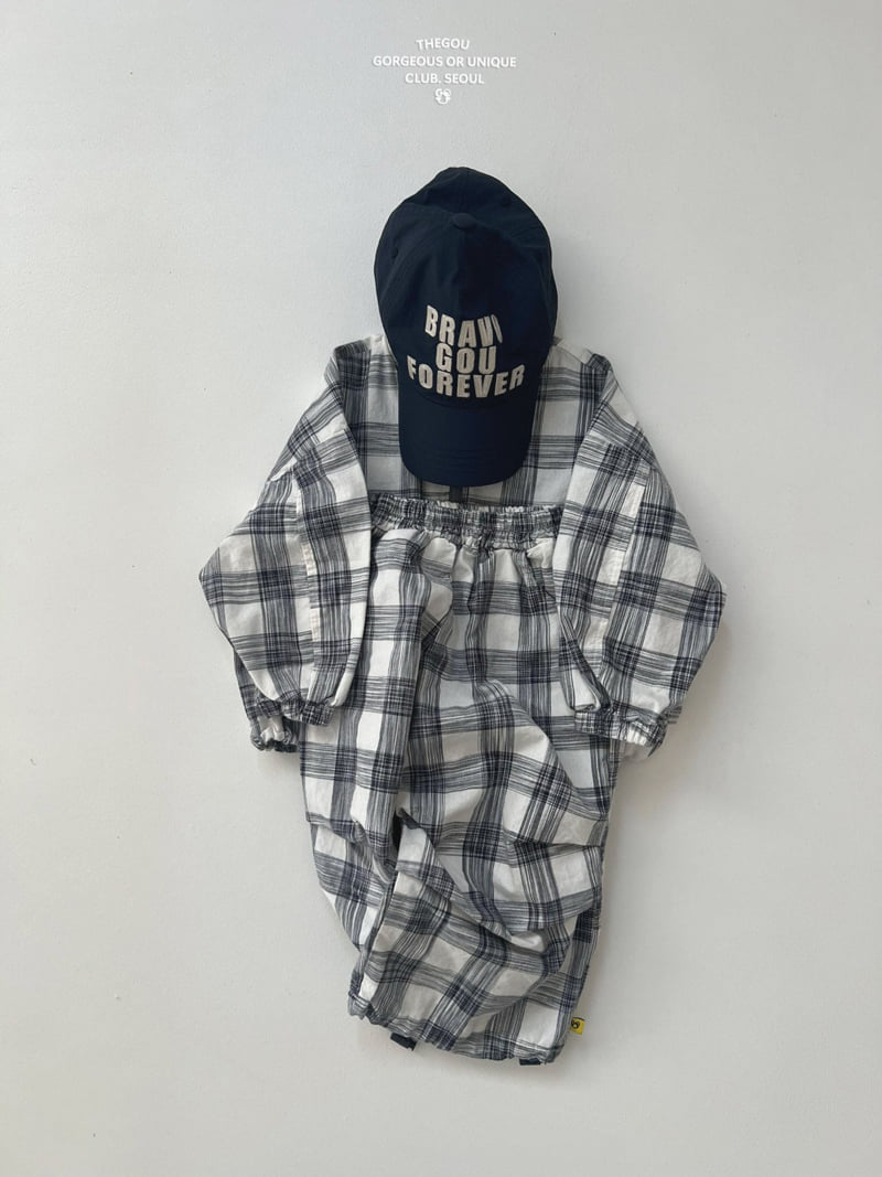 go;u - Korean Children Fashion - #childofig - Pleated Check Pants - 12
