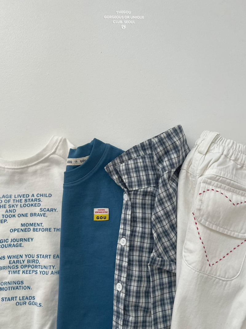 go;u - Korean Children Fashion - #childrensboutique - Check Shirt - 10
