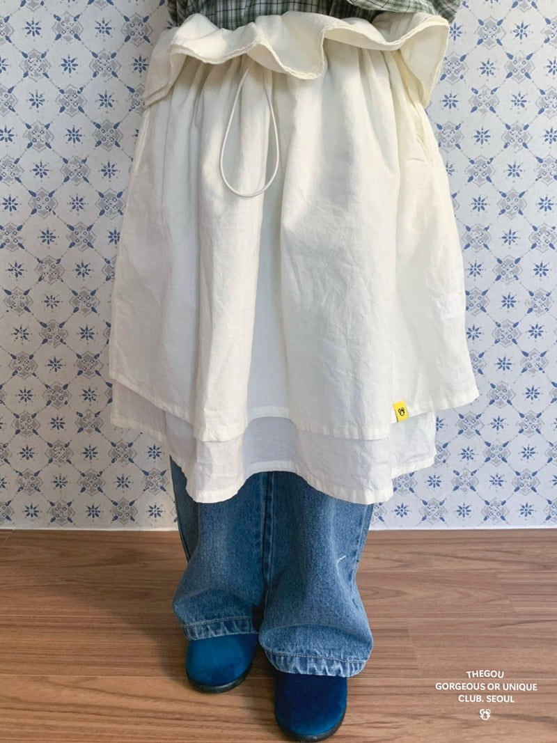 go;u - Korean Children Fashion - #childrensboutique - Double Layer Skirt - 4