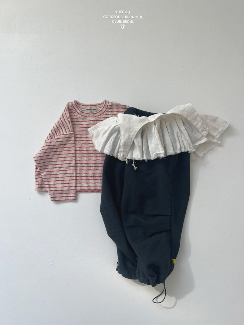 go;u - Korean Children Fashion - #childrensboutique - Neat Stripe Tee - 4