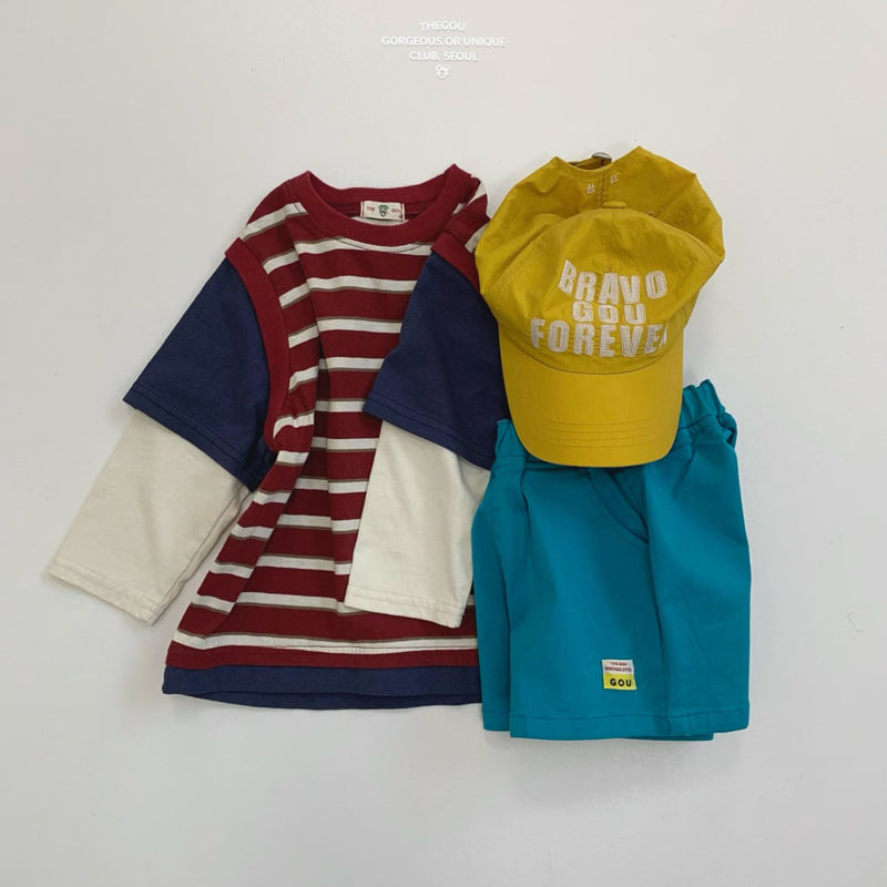 go;u - Korean Children Fashion - #discoveringself - Three Combo Tee - 6