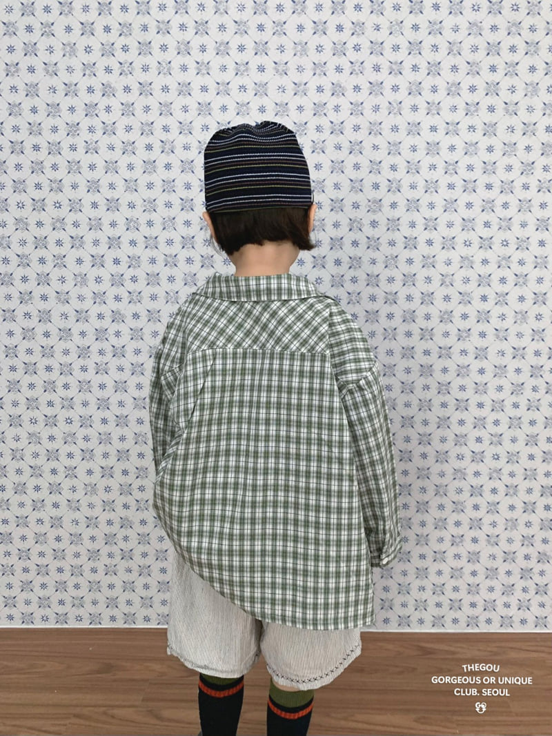 go;u - Korean Children Fashion - #discoveringself - Check Shirt - 12