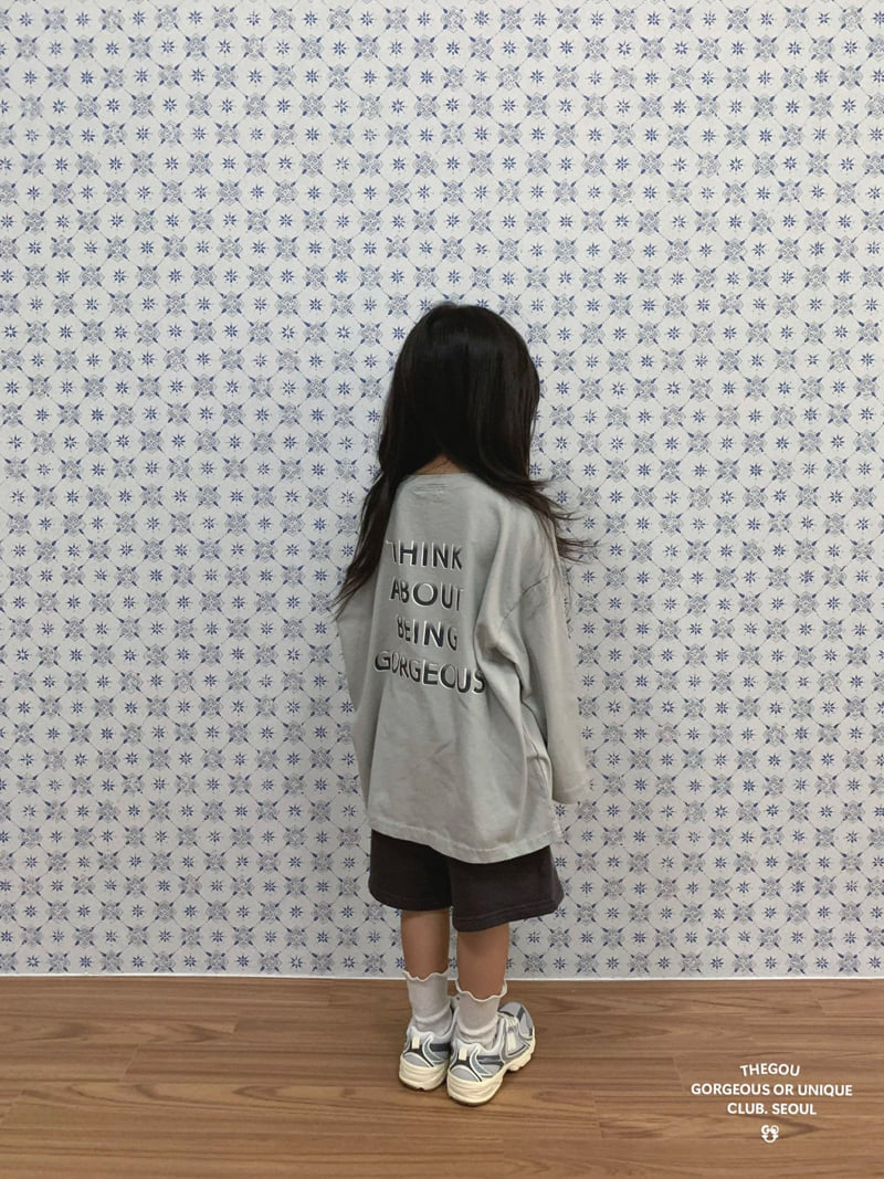 go;u - Korean Children Fashion - #fashionkids - D Long Sleeve Tee - 7