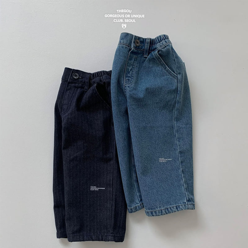 go;u - Korean Children Fashion - #fashionkids - Denim Denim Pants