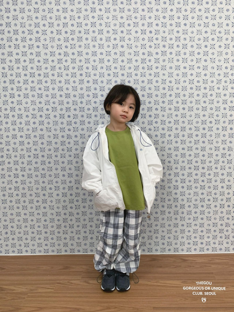 go;u - Korean Children Fashion - #fashionkids - Pleated Check Pants - 3