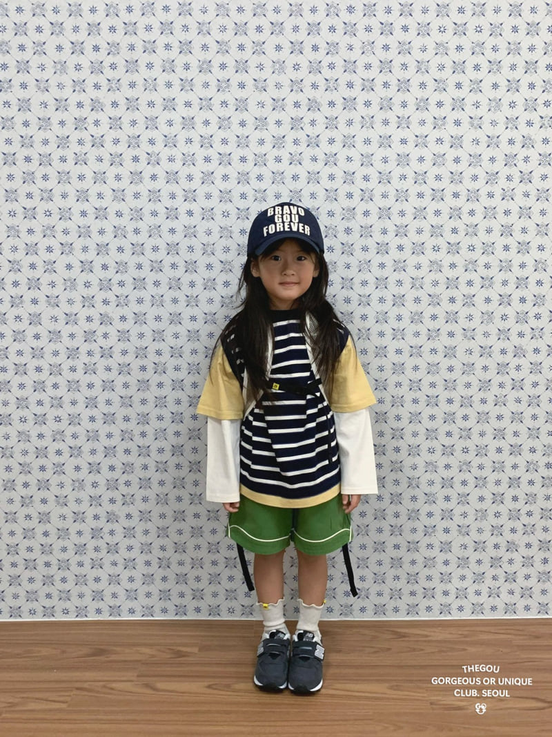 go;u - Korean Children Fashion - #kidsshorts - Three Combo Tee - 8