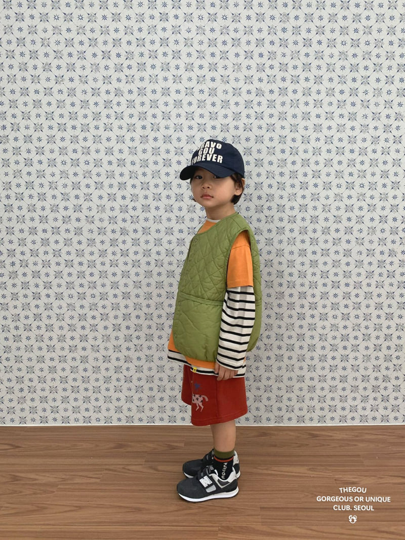 go;u - Korean Children Fashion - #kidsshorts - Divide Vest - 3