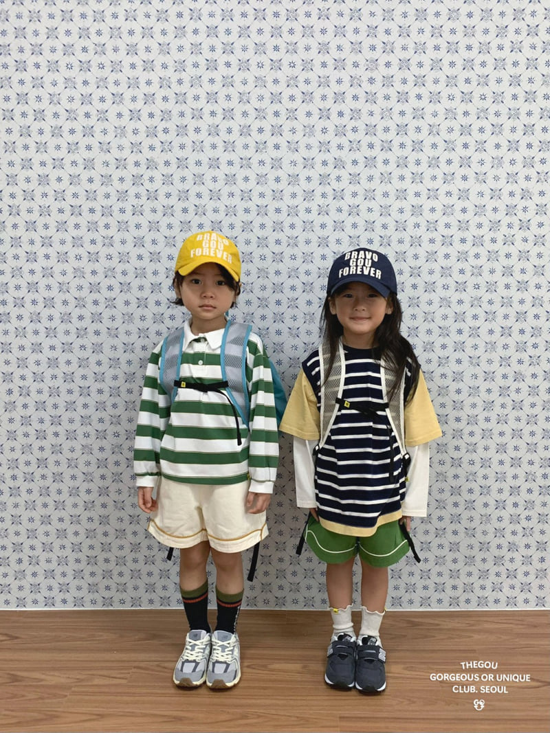 go;u - Korean Children Fashion - #kidsshorts - Spring Spring Collar Tee - 11