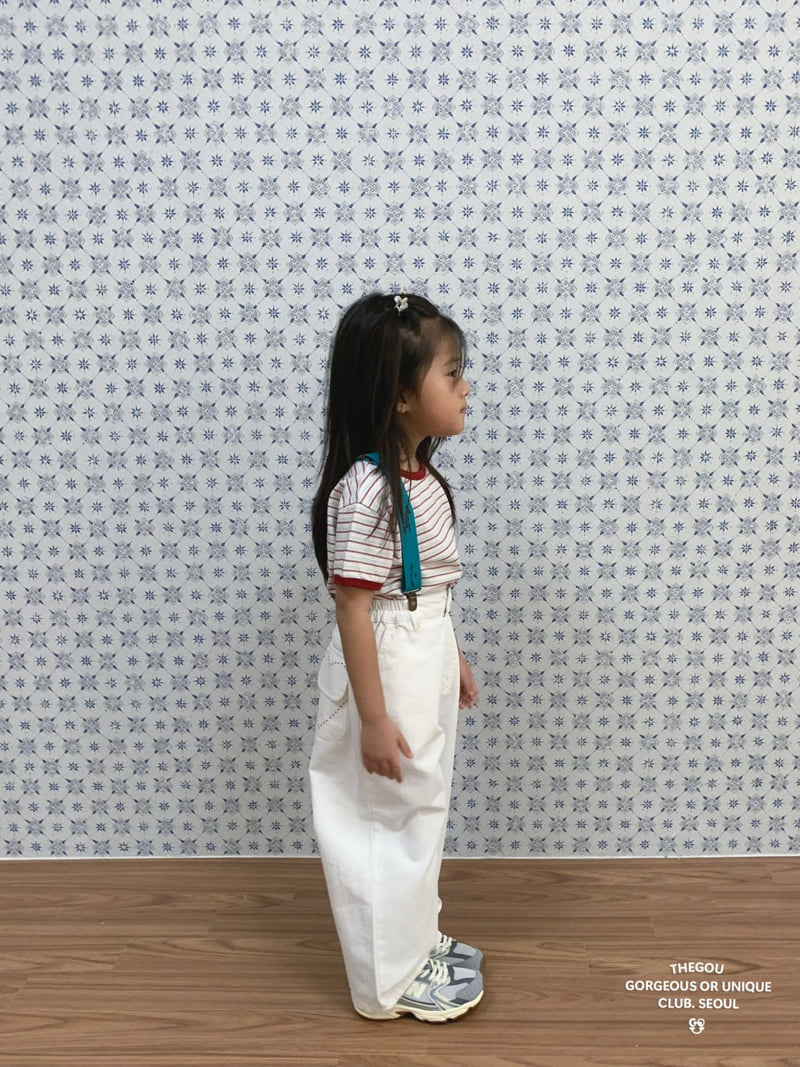 go;u - Korean Children Fashion - #kidsstore - Ringer Short Sleeve Tee - 12