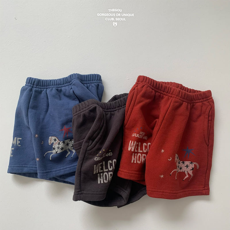 go;u - Korean Children Fashion - #kidsstore - Horse Shorts