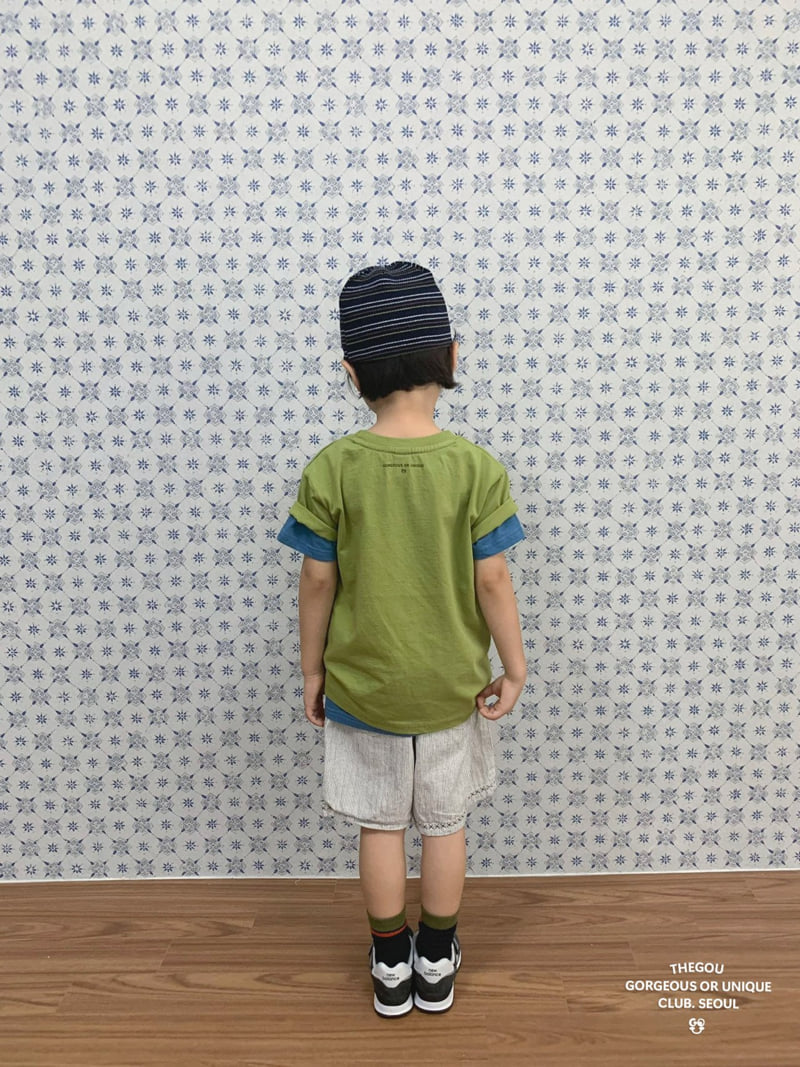 go;u - Korean Children Fashion - #kidsshorts - Measuring-Tape Half Pants - 4
