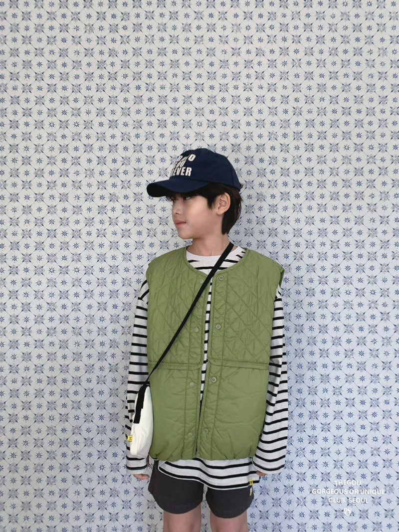 go;u - Korean Children Fashion - #kidzfashiontrend - Stripe Joy Tee - 12