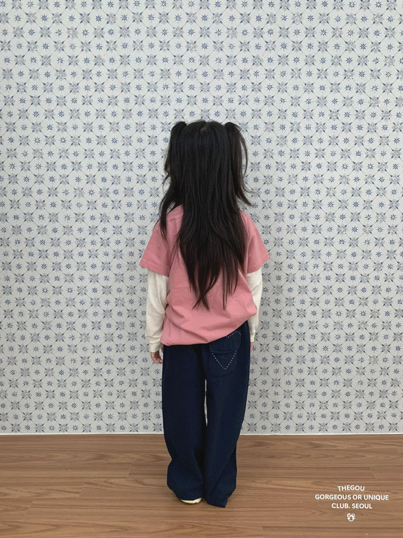 go;u - Korean Children Fashion - #kidzfashiontrend - Heart Two Pants - 12
