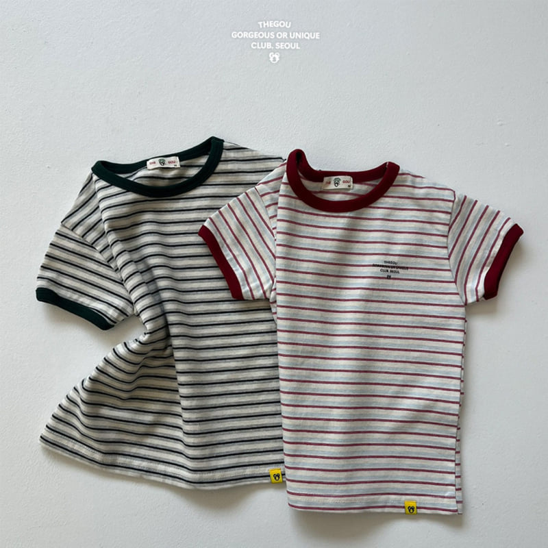 go;u - Korean Children Fashion - #littlefashionista - Ringer Short Sleeve Tee