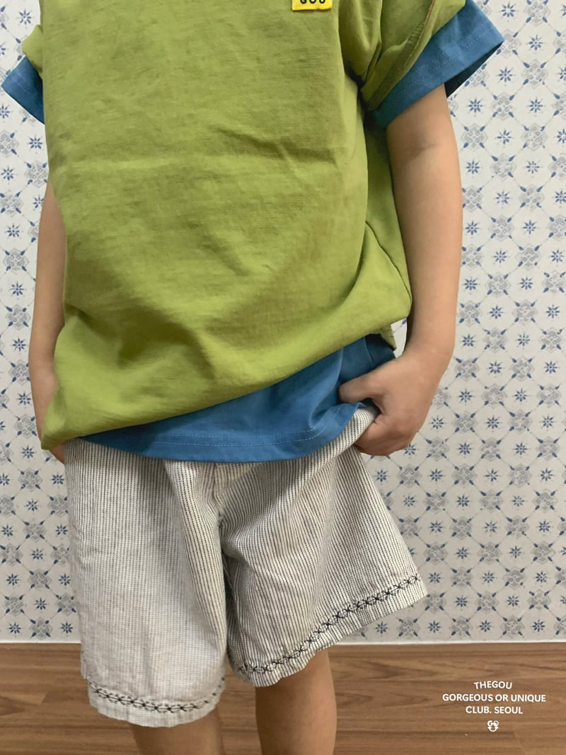 go;u - Korean Children Fashion - #littlefashionista - Measuring-Tape Half Pants - 7
