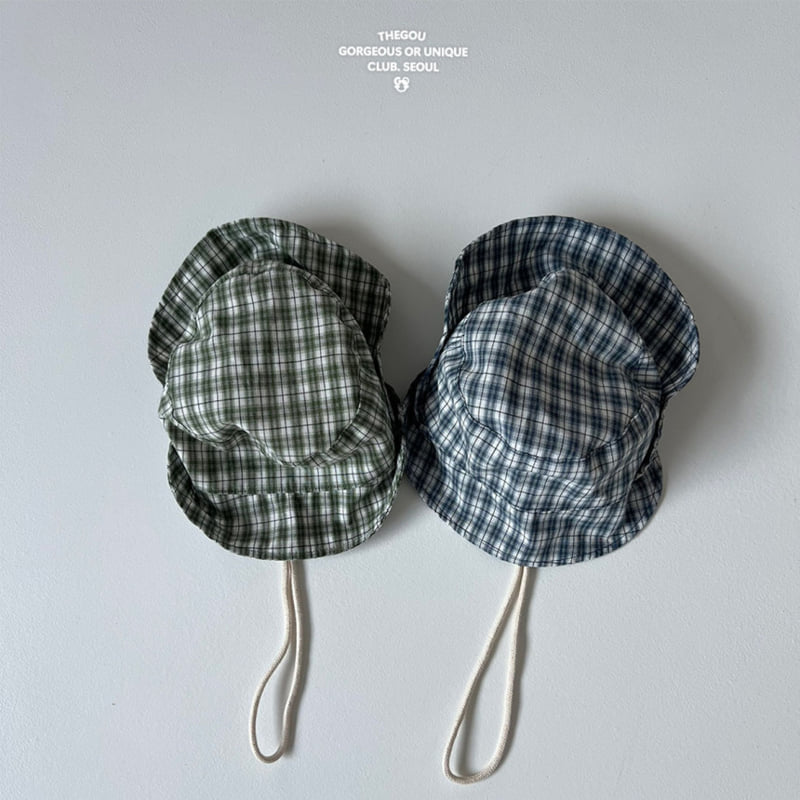 go;u - Korean Children Fashion - #magicofchildhood - Check Check Bucket Hat