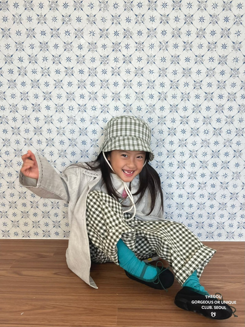 go;u - Korean Children Fashion - #minifashionista - Check Check Bucket Hat - 2