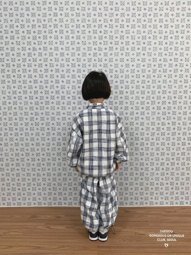 go;u - Korean Children Fashion - #prettylittlegirls - Check Check Wind Jumper - 7